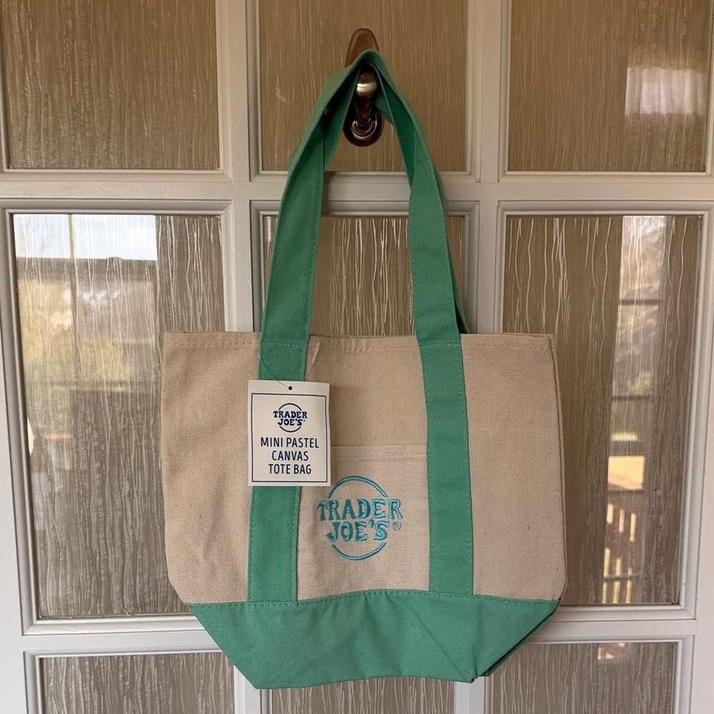 Trader Joe’s Mini Pastel Tote Bag